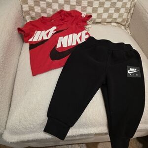 Nike Tee & Jogger Set 12 Months & 2T (1-2 YR) Like New